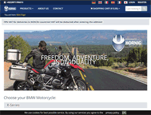 Tablet Screenshot of motorcycleparts-hornig.com